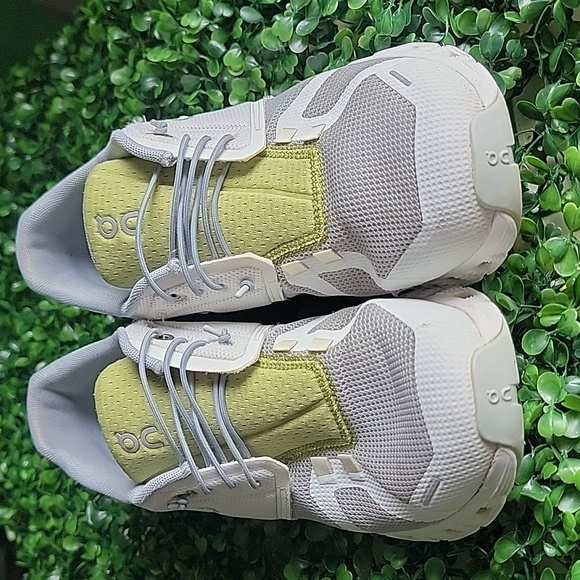 On Running Gray and Lime Sneakers - Picture 2 of 5